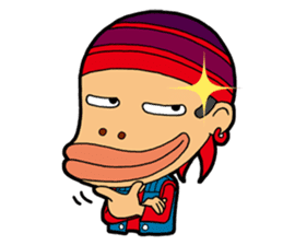 Afro Strange uncle - go! sticker #4969568