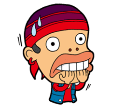 Afro Strange uncle - go! sticker #4969569