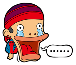 Afro Strange uncle - go! sticker #4969570