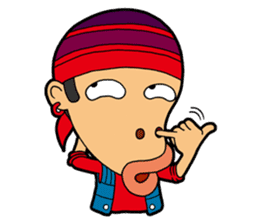 Afro Strange uncle - go! sticker #4969571