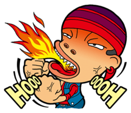 Afro Strange uncle - go! sticker #4969573