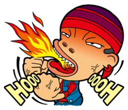 Afro Strange uncle - go! sticker #4969573