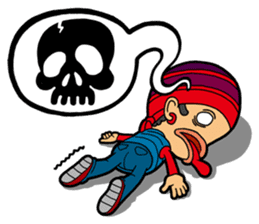 Afro Strange uncle - go! sticker #4969577