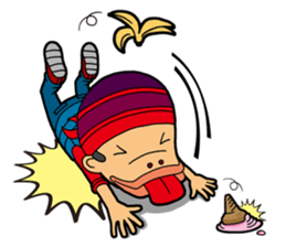 Afro Strange uncle - go! sticker #4969578