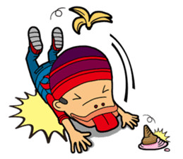 Afro Strange uncle - go! sticker #4969578