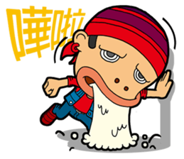 Afro Strange uncle - go! sticker #4969580