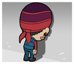 Afro Strange uncle - go! sticker #4969581