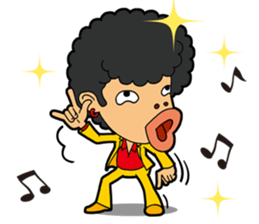 Afro Strange uncle - go! sticker #4969583