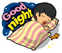 Afro Strange uncle - go! sticker #4969588