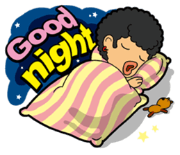 Afro Strange uncle - go! sticker #4969588