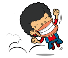 Afro Strange uncle - go! sticker #4969589