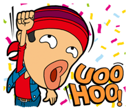 Afro Strange uncle - go! sticker #4969591