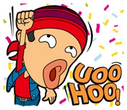 Afro Strange uncle - go! sticker #4969591