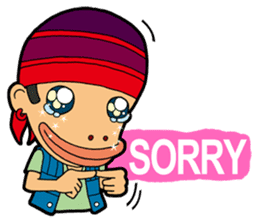 Afro Strange uncle - go! sticker #4969592