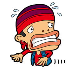 Afro Strange uncle - go! sticker #4969596