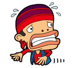 Afro Strange uncle - go! sticker #4969596