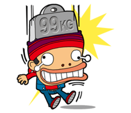 Afro Strange uncle - go! sticker #4969602