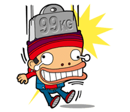 Afro Strange uncle - go! sticker #4969602