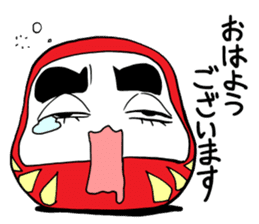 daruma funny face sticker #4970130