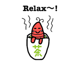 Funny shrimp dishes sticker #4970170