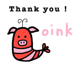 Funny shrimp dishes sticker #4970171