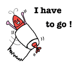 Funny shrimp dishes sticker #4970175