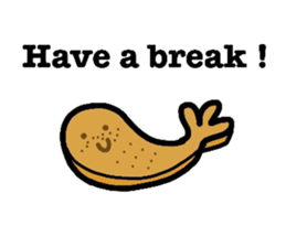 Funny shrimp dishes sticker #4970201