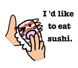 Funny shrimp dishes sticker #4970204