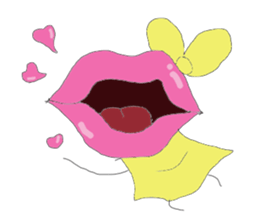 Cute lip sticker #4970286