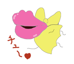 Cute lip sticker #4970287
