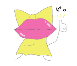 Cute lip sticker #4970288