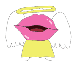 Cute lip sticker #4970296