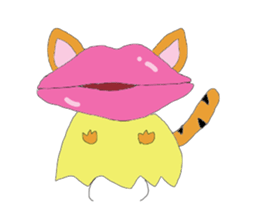 Cute lip sticker #4970298