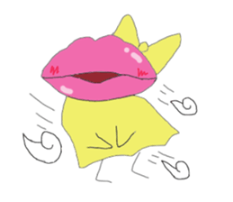 Cute lip sticker #4970299