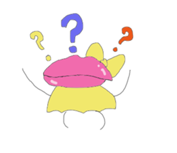 Cute lip sticker #4970301