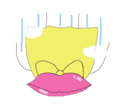 Cute lip sticker #4970308