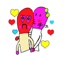 love stream of matches and Match-ko sticker #4970510