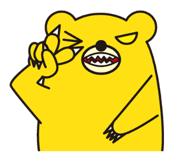 angry bear 2 sticker #4970526