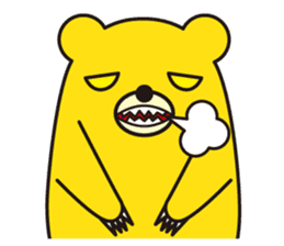 angry bear 2 sticker #4970534