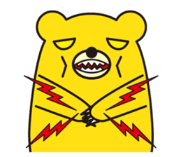 angry bear 2 sticker #4970542