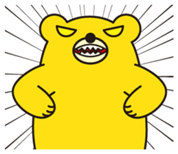 angry bear 2 sticker #4970550