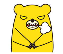 angry bear 2 sticker #4970555