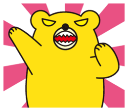 angry bear 2 sticker #4970559