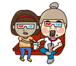 My sisters' daily life sticker #4970807