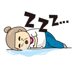 My sisters' daily life by Miss Panda sticker #4970839