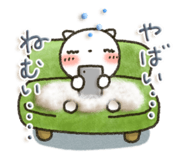 Simple white cat!6 sticker #4971560