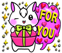 Bangs rabbit10 Reaction2 sticker #4971728