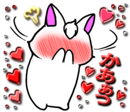 Bangs rabbit10 Reaction2 sticker #4971737