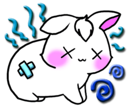 Bangs rabbit10 Reaction2 sticker #4971746