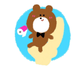 CRAYON LITTLE BEAR(Daily) sticker #4971980
